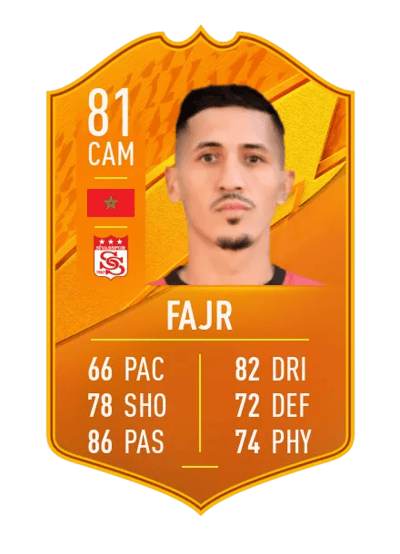 Fayçal Fajr Domestic Man of the Match 81 OVR