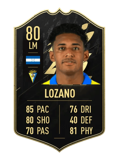 Anthony Lozano Team of the Week 80 OVR