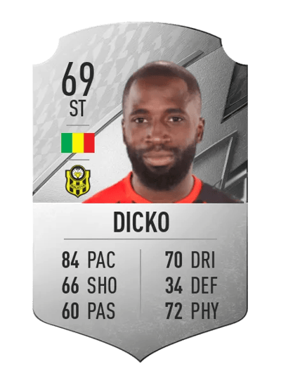 Nouha Dicko Rare 69 OVR