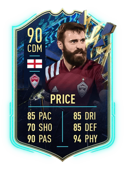 Jack Price Team of the Season 90 OVR