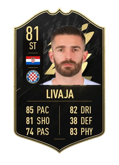 Marko Livaja Team of the Week 81 OVR