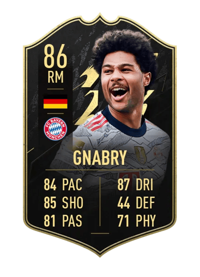 Serge Gnabry Team of the Week 86 OVR