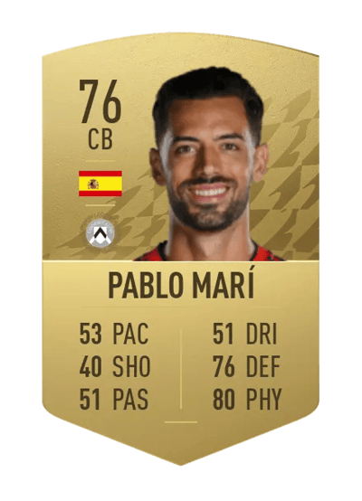 Pablo Marí Common 76 OVR