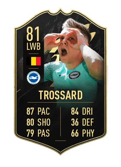 Leandro Trossard Team of the Week 81 OVR