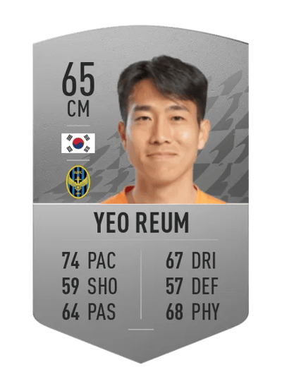 Yeo Reum Common 65 OVR