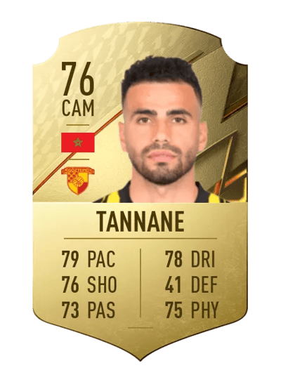Oussama Tannane Rare 76 OVR