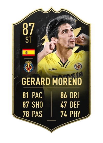 Gerard Moreno Team of the Week 87 OVR