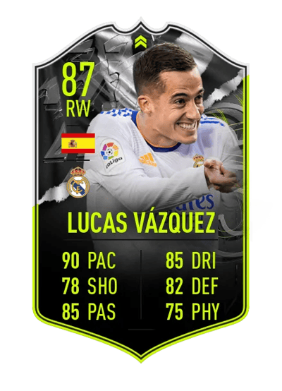 Lucas Vázquez SHOWDOWN PLUS 87 OVR