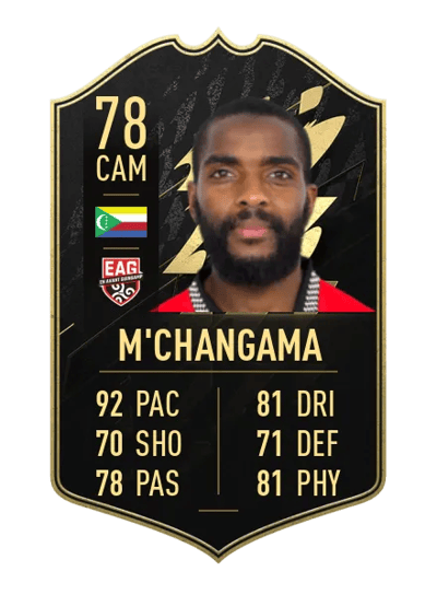 Youssouf M'Changama Team of the Week 78 OVR