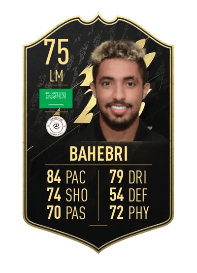 Hattan Bahebri Team of the Week 75 OVR