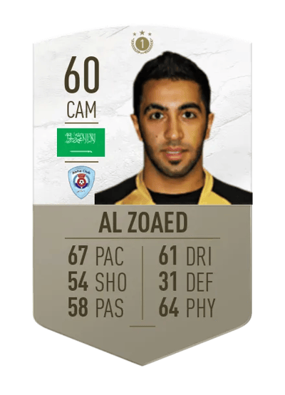 Jehad Al Zoaed ICON SWAPS 1 60 OVR