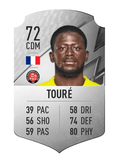 Abdoulaye Touré Rare 72 OVR