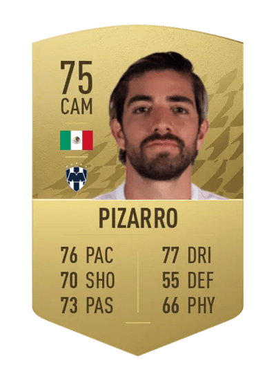 Rodolfo Pizarro Common 75 OVR