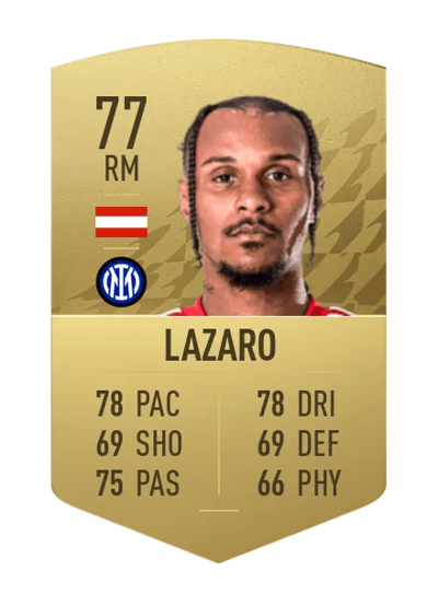 Valentino Lazaro Common 77 OVR