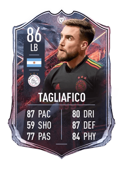 Nicolás Tagliafico FUT VERSUS FIRE 86 OVR