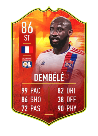 Moussa Dembélé adidas NUMBERS UP 86 OVR