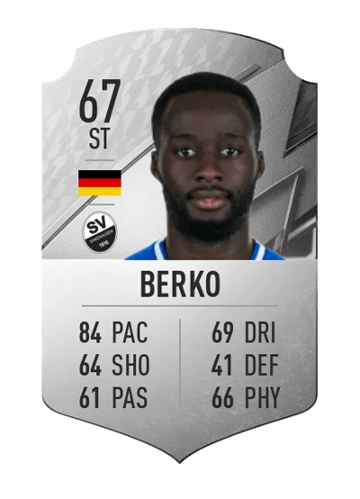 Erich Berko Rare 67 OVR