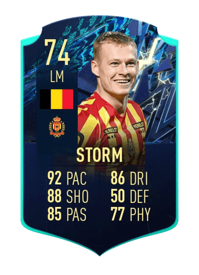 Nikola Storm TEAM OF THE SEASON MOMENTS 74 OVR