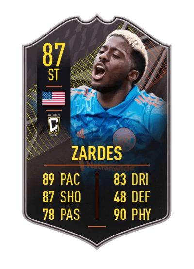 Gyasi Zardes STORYLINE 87 OVR