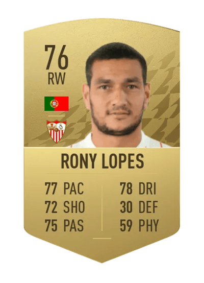 Rony Lopes Common 76 OVR