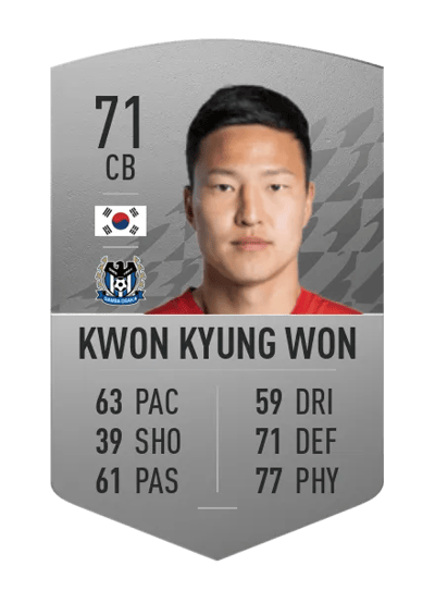 Kwon Kyung Won Common 71 OVR