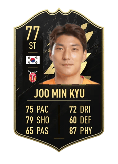 Joo Min Kyu Team of the Week 77 OVR