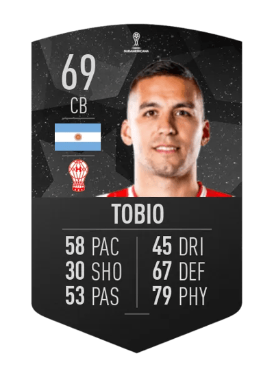 Fernando Tobio CONMEBOL SUDAMERICANA 69 OVR