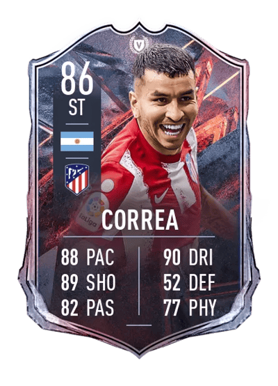Ángel Correa FUT VERSUS FIRE 86 OVR
