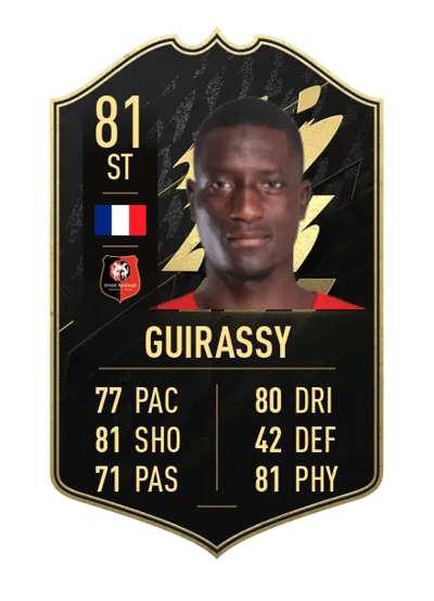 Serhou Guirassy Team of the Week 81 OVR