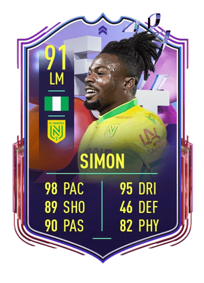 Moses Simon Fantasy FUT Upgrade 91 OVR