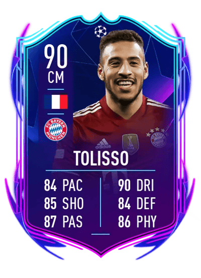 Corentin Tolisso UEFA Champions League Road to the Final 90 OVR