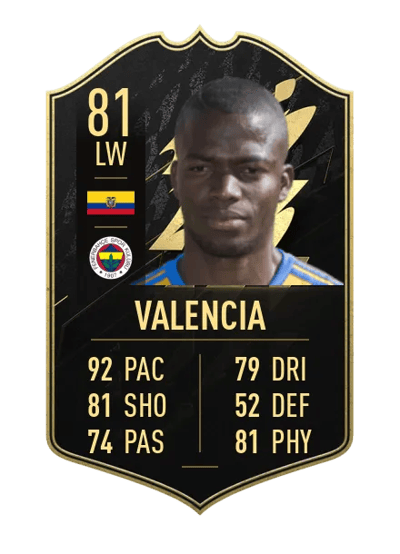 Enner Valencia Team of the Week 81 OVR