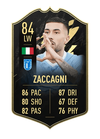 Mattia Zaccagni Team of the Week 84 OVR