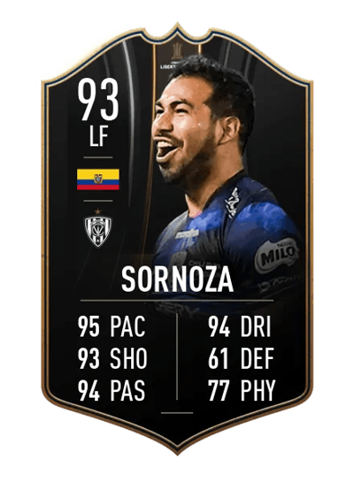 Junior Sornoza CONMEBOL Libertadores TOTGS 93 OVR