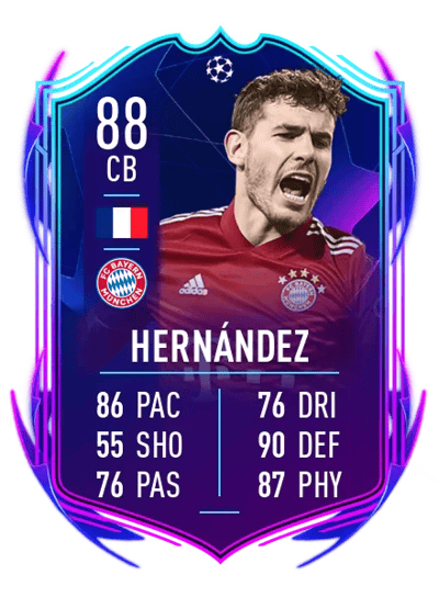 Lucas Hernández UEFA Champions League Road to the Final 88 OVR