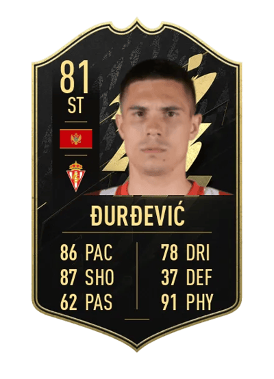 Uroš Đurđević Team of the Week 81 OVR