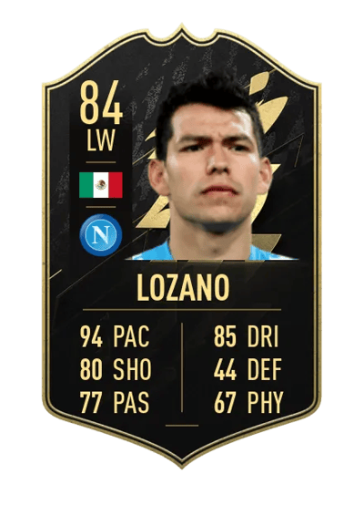 Hirving Lozano Team of the Week 84 OVR