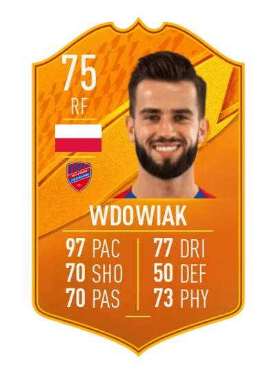 Mateusz Wdowiak Domestic Man of the Match 75 OVR
