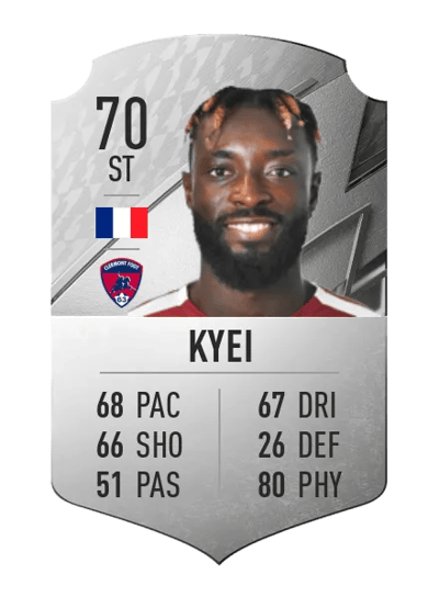 Grejohn Kyei Rare 70 OVR