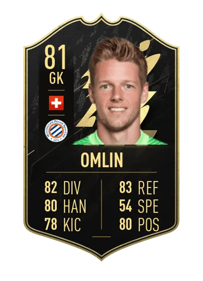 Jonas Omlin Team of the Week 81 OVR