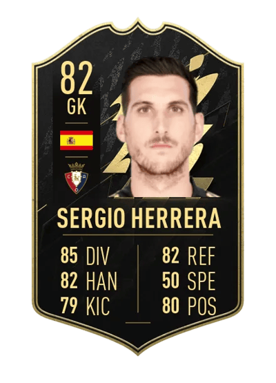 Sergio Herrera Team of the Week 82 OVR