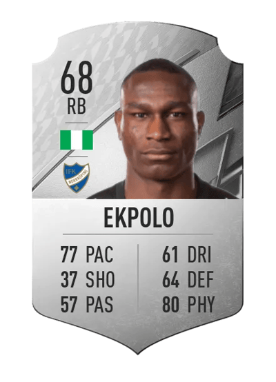 Godswill Ekpolo Rare 68 OVR