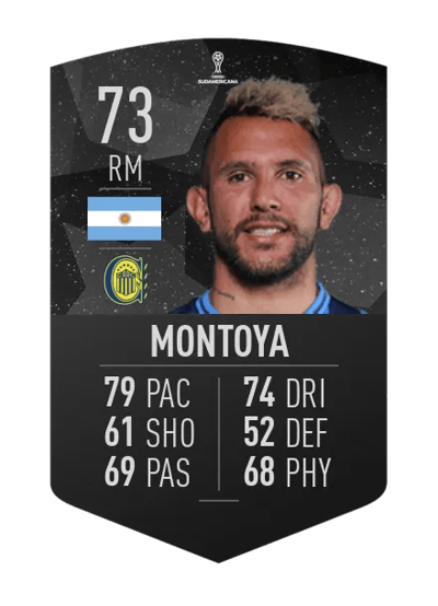 Walter Montoya CONMEBOL SUDAMERICANA 73 OVR
