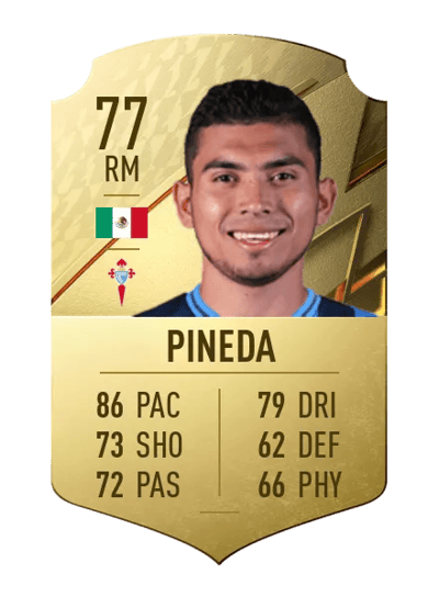 Orbelín Pineda Rare 77 OVR