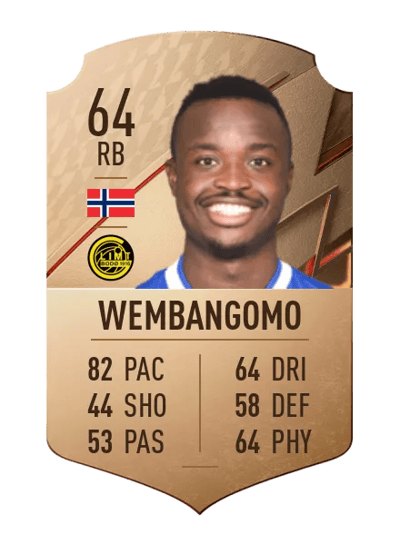 Brice Wembangomo Rare 64 OVR
