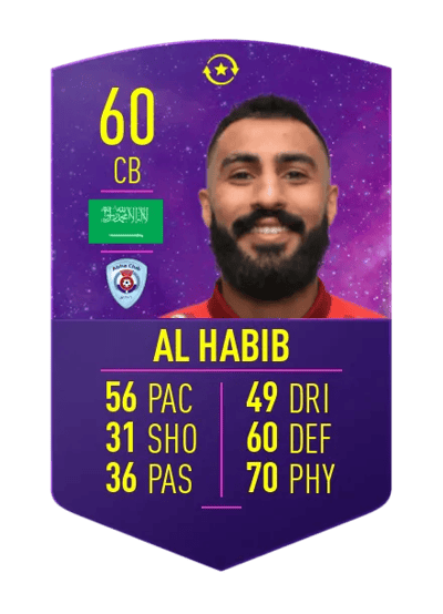 Ahmad Al Habib FUTURE STARS SWAP TOKEN 60 OVR