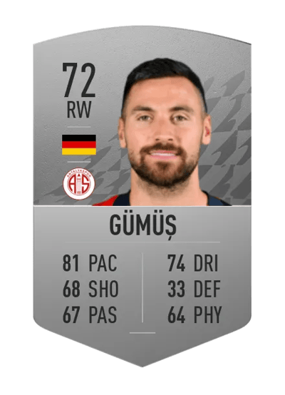 Sinan Gümüş Common 72 OVR