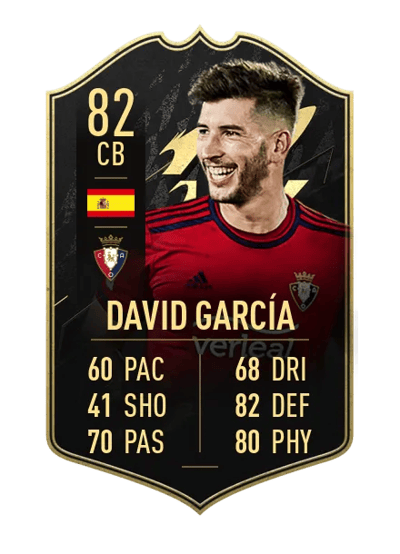 David García Team of the Week 82 OVR