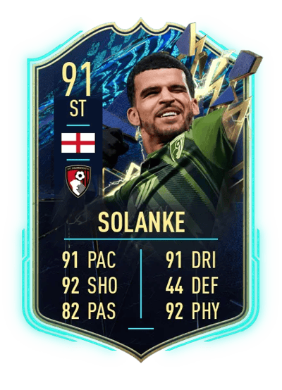 Dominic Solanke Team of the Season 91 OVR