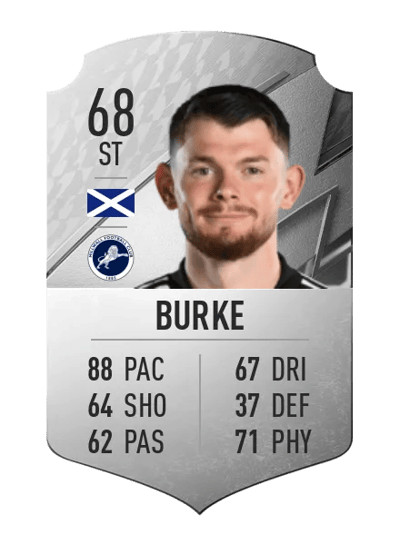 Oliver Burke Rare 68 OVR